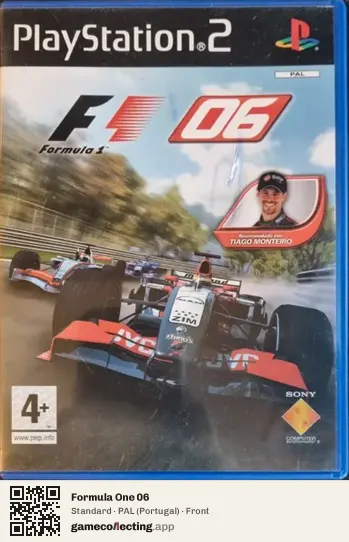 Formula One 06 PlayStation 2, Portugal box front