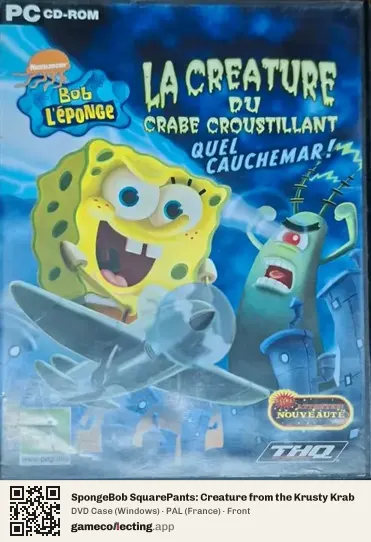 SpongeBob SquarePants: Creature from the Krusty Krab Computer, France box front