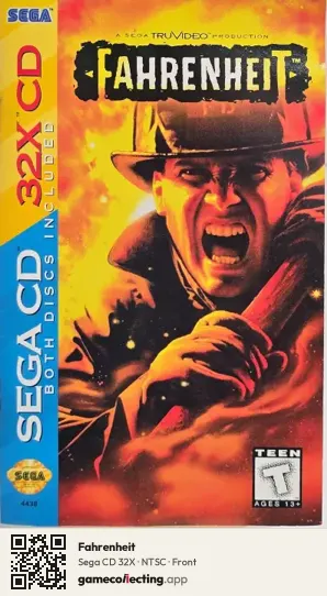 Fahrenheit Sega Mega-CD / Sega CD, NTSC box front