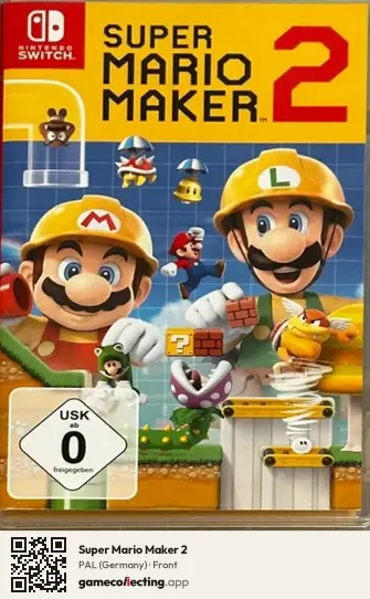 Super Mario Maker 2 Nintendo Switch, Germany box front
