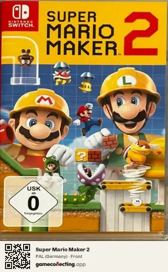 Super Mario Maker 2 Nintendo Switch, Germany box front