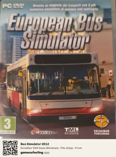 Bus Simulator 2012 Computer, Italy box front