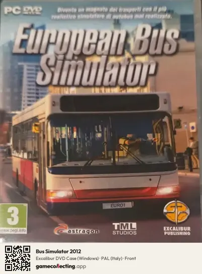 Bus Simulator 2012 Computer, Italy box front