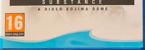 Metal Gear Solid 2: Substance, the PEGI square on its front