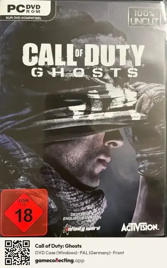 Call of Duty: Ghosts Computer, Germany box front