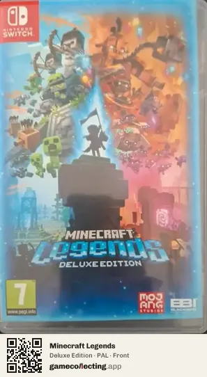 Minecraft Legends Nintendo Switch, PAL box front