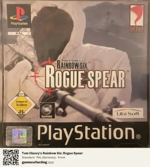 Tom Clancy's Rainbow Six: Rogue Spear PlayStation, Germany box front