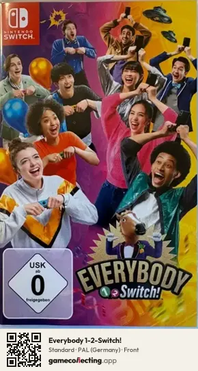 Everybody 1-2-Switch! Nintendo Switch, Germany box front