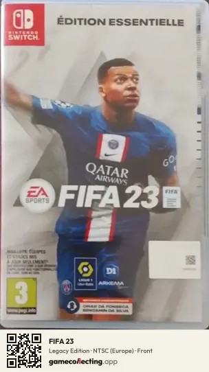 FIFA 23 Nintendo Switch, Europe box front