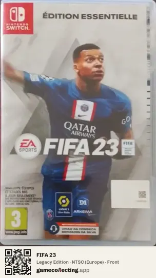 FIFA 23 Nintendo Switch, Europe box front