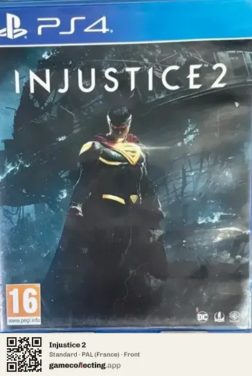 Injustice 2 PlayStation 4, France box front
