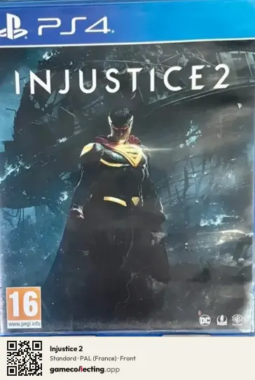 Injustice 2 PlayStation 4, France box front