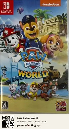 PAW Patrol World Nintendo Switch, Asia box front