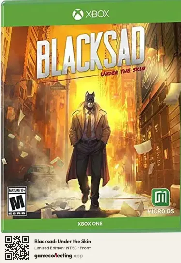 Blacksad: Under the Skin Xbox One, NTSC box front