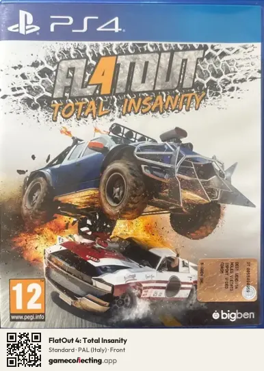 FlatOut 4: Total Insanity PlayStation 4, Italy box front