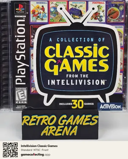 Intellivision Classic Games PlayStation, NTSC box front