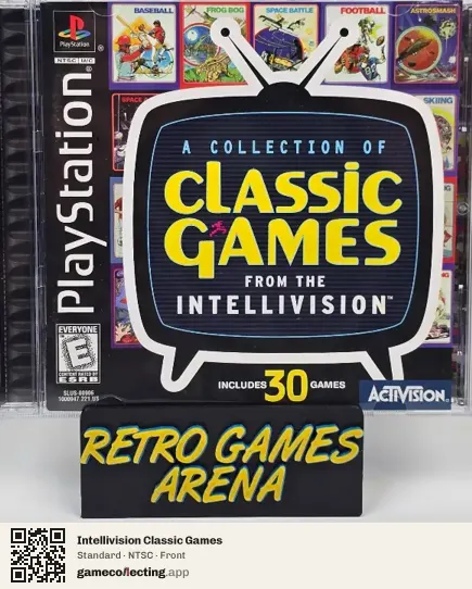 Intellivision Classic Games PlayStation, NTSC box front