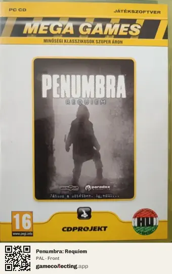 Penumbra: Requiem Computer, PAL box front