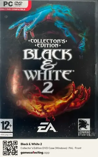 Black & White 2 Computer, PAL box front