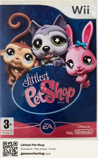 Littlest Pet Shop Nintendo Wii, Italy box front
