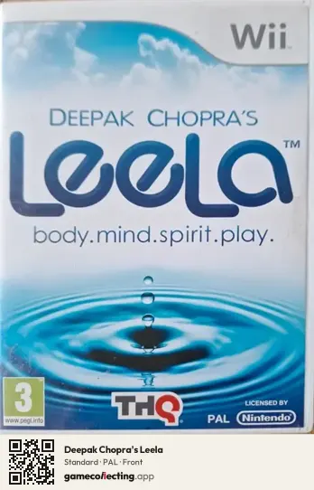 Deepak Chopra's Leela Nintendo Wii, PAL box front