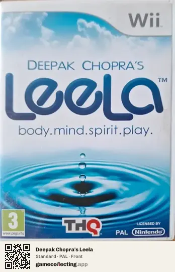 Deepak Chopra's Leela Nintendo Wii, PAL box front