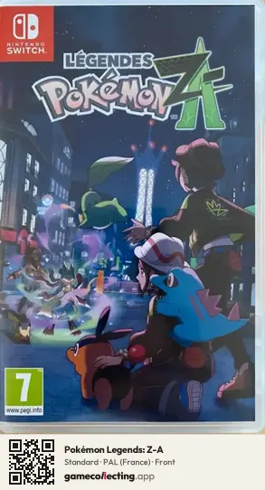 Pokémon Legends: Z-A Nintendo Switch, France box front