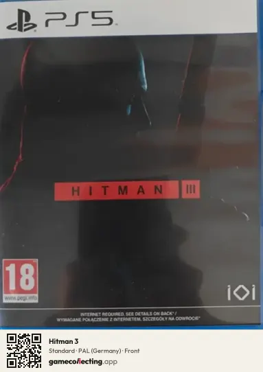 Hitman 3 PlayStation 5, Germany box front