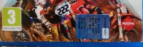 MXGP 2019, the PEGI square on its front