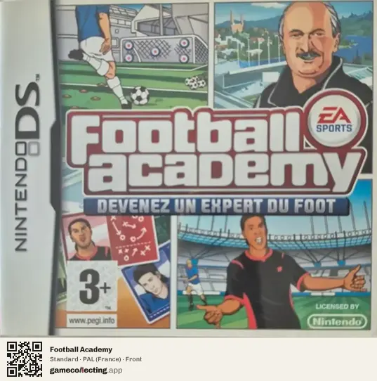 Football Academy Nintendo DS, France box front
