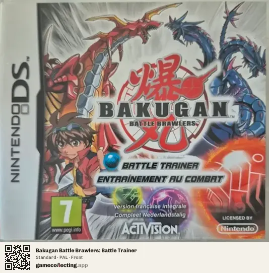 Bakugan Battle Brawlers: Battle Trainer Nintendo DS, PAL box front