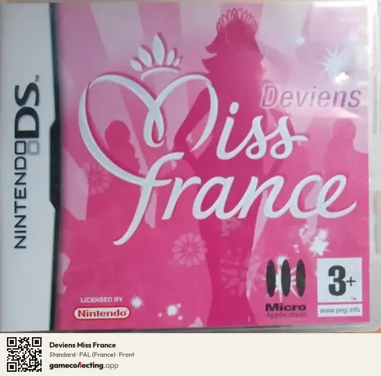 Deviens Miss France Nintendo DS, France box front