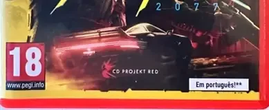 Cyberpunk 2077, the USK square on its front