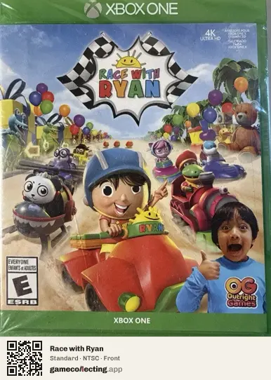 Race with Ryan Xbox One, NTSC box front