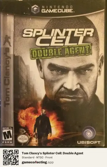 Tom Clancy's Splinter Cell: Double Agent Nintendo GameCube, NTSC box front