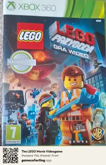 The LEGO Movie Videogame Xbox 360, Poland box front