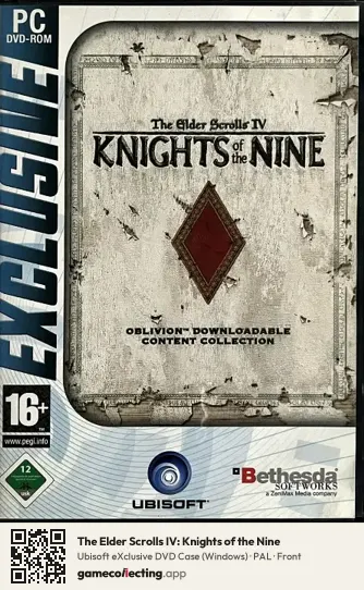 The Elder Scrolls IV: Knights of the Nine Computer, PAL box front