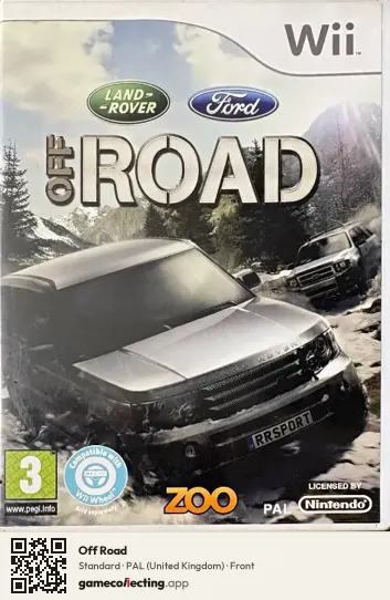 Off Road Nintendo Wii, United Kingdom box front