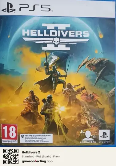 Helldivers 2 PlayStation 5, Spain box front