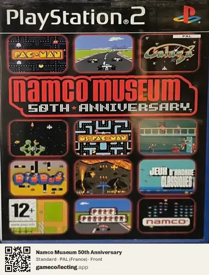 Namco Museum 50th Anniversary PlayStation 2, France box front