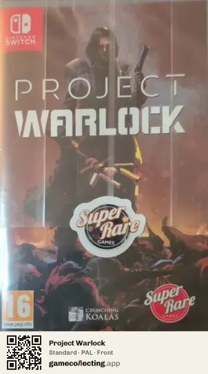 Project Warlock Nintendo Switch, PAL box front