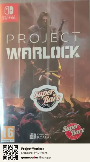 Project Warlock Nintendo Switch, PAL box front