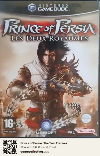 Prince of Persia: The Two Thrones Nintendo GameCube, France box front
