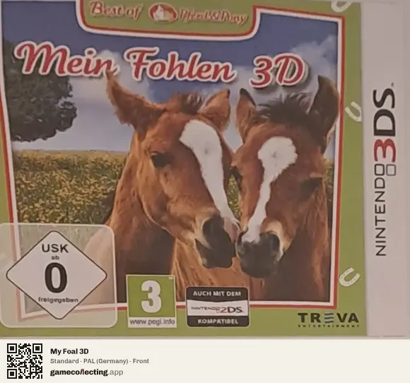 My Foal 3D Nintendo 3DS, Germany box front