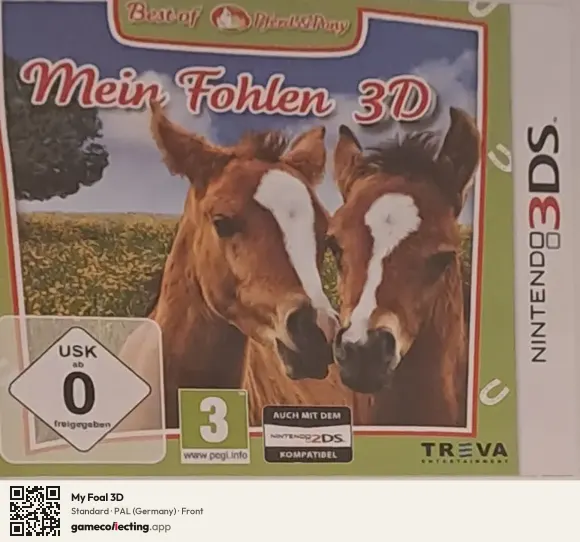My Foal 3D Nintendo 3DS, Germany box front