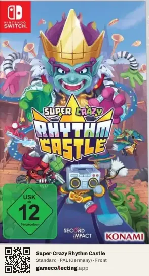 Super Crazy Rhythm Castle Nintendo Switch, Germany box front