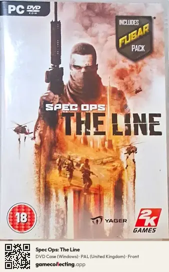 Spec Ops: The Line Computer, United Kingdom box front