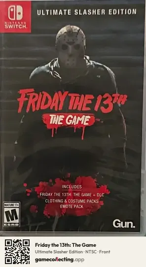 Friday the 13th: The Game Nintendo Switch, NTSC box front
