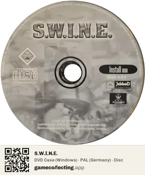 S.W.I.N.E. Computer, PAL disc
