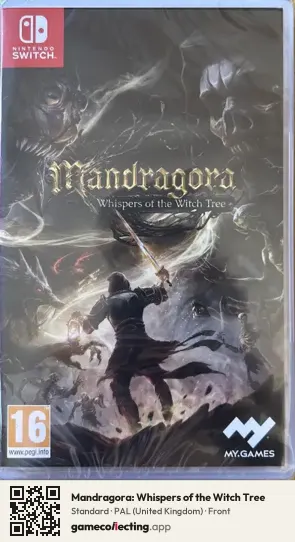 Mandragora: Whispers of the Witch Tree Nintendo Switch, United Kingdom box front